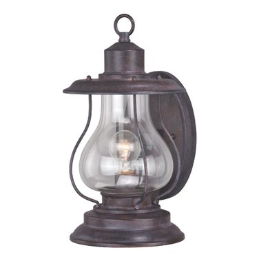 Dockside 8 Inch Outdoor Wall Light In Weathered Patina