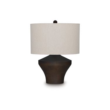 Dolanham Metal Table Lamp In Distressed Brown