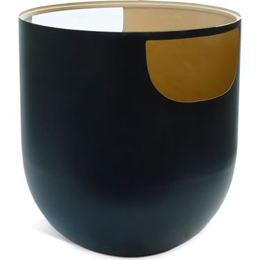 Doma End Table In Black and Gold