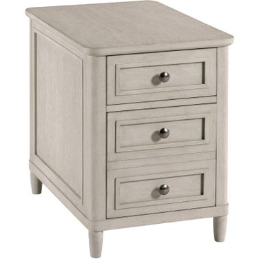 Domaine Rectangular Chairside Chest In Taupe