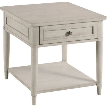 Domaine Rectangular End Table In Taupe