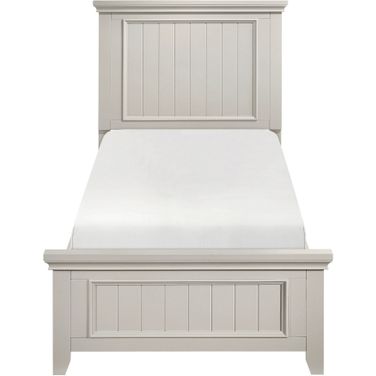 Donahue Twin Panel Bed In White