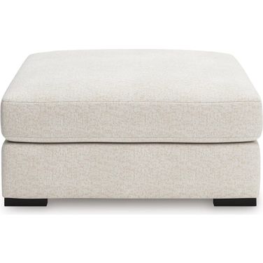 Donelson Creek Oversized Accent Ottoman In Vanilla