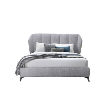 Donna Queen Upholstered Bed In Grey