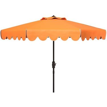 Dorinda 9Ft Crank Umbrella in Orange