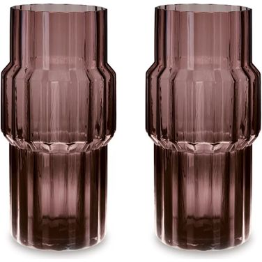 Dorlow Vase Set of 2 In Mauve