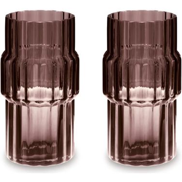 Dorlow Vase Set of 2 In Mauve