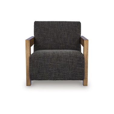 Dorney Accent Chair In Brown and Charcoal