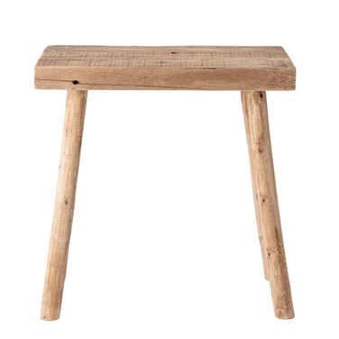 Dorothy Rectangular Reclaimed Wood Stool In Natural