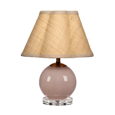 Dottie Blown Glass Table Lamp In Pink