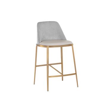 Dover Counter Stool In Napa Stone and Polo Club Stone