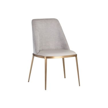 Dover Dining Chair Set of 2 In Napa Stone and Polo Club Stone
