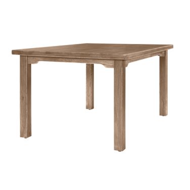 Dovetail 60 Inch Friendship Table In Bleached White
