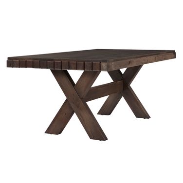 Dovetail 96 Inch Dining Table In Aged Grey