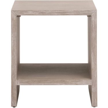 Traditions Dovetail End Table In Natural Gray Acacia