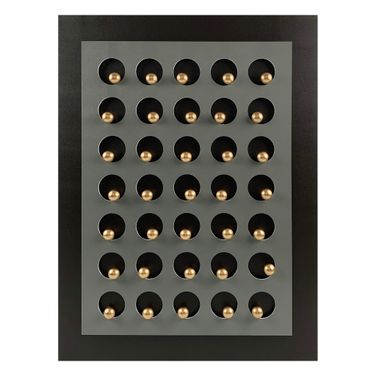 Dramatic Balls and Circles Canvas Wall Art In Multi