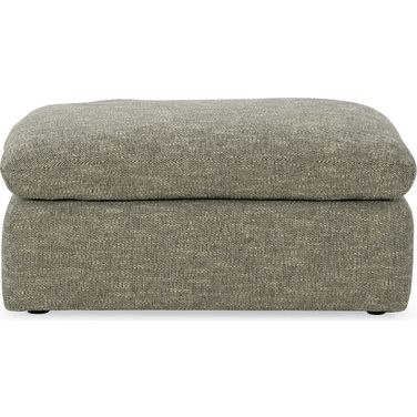 Dramatic Ottoman In Granite