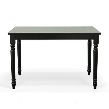 Draven Farmhouse Dining Table In Black