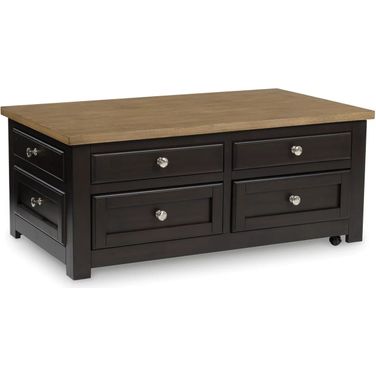 Drazmine Lift-Top Coffee Table In Brown