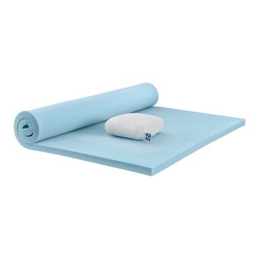 Dreamlife 2 Inch Twin XL Gel Memory Foam Mattress Topper with Cooling Cover