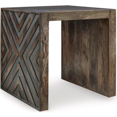 Dreggan End Table In Brown