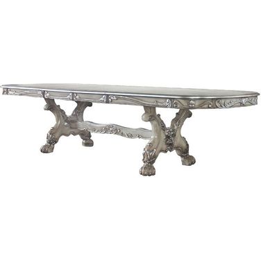 Dresden 108 Inch Rectangular Dining Table (Vintage Bone White)