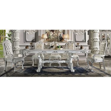 Dresden Dining Room Set In Bone White