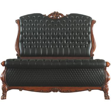 Acme Furniture Dresden California King Sleigh Bed in Cherry Oak