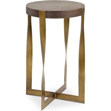 Drew Accent Table In Brass