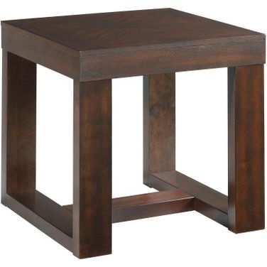 Drew Cherry Square End Table