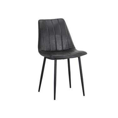Drew Dining Chair Set of 2 In Bravo Portabella
