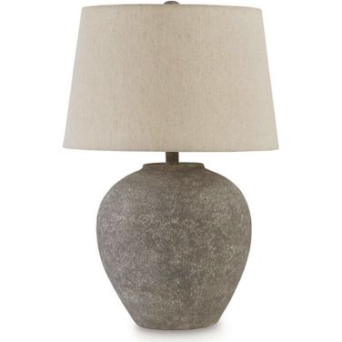 Dreward Distressed Gray Paper Table Lamp