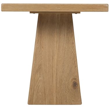 Driftwood End Table In Light Wood