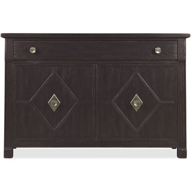 Driftwood Hall Chest In Burnt Timber