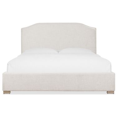 Driftwood King Upholstered Bed In Beige
