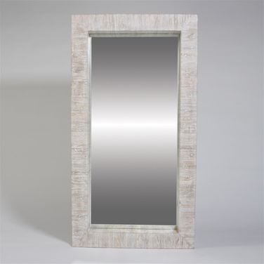 Driftwood Mirror In White