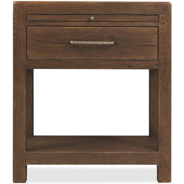 Driftwood One-Drawer Nightstand In Medium Wood