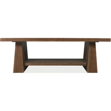 Driftwood Rectangle Cocktail Table In Medium Wood