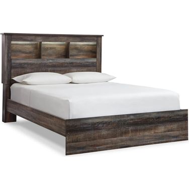 Drystan Multi Queen Bookcase Panel Bed