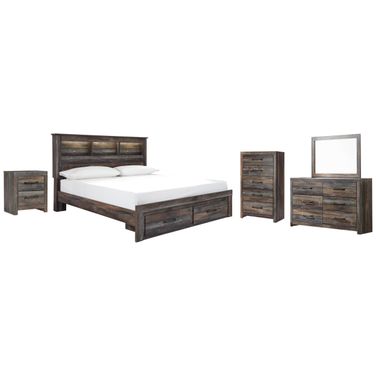 Drystan Queen Panel Bed In Multi