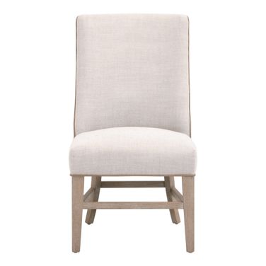 Essentials Duet Head Chair In Bisque and Natural Gray