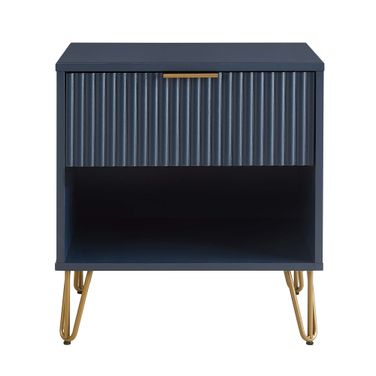 Dumbo Nightstand with 1 Drawer In Midnight Blue