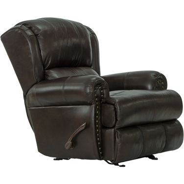 Duncan Deluxe Glider Recliner In Chocolate