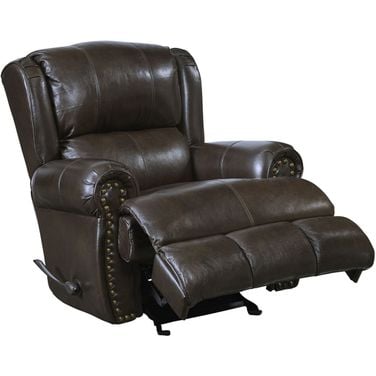 Duncan Deluxe Glider Recliner In Chocolate by Catnapper 1StopBedrooms