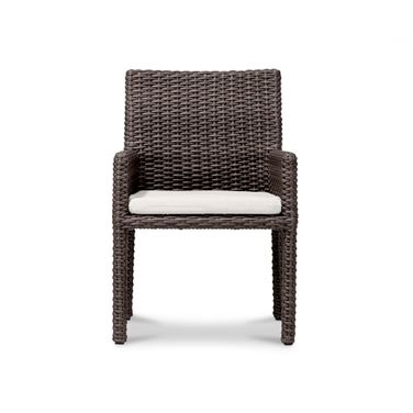 Dune Dining Arm Chair In Canvas Natural and Driftwood