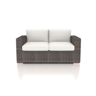 Dune Loveseat In Canvas Natural and Driftwood