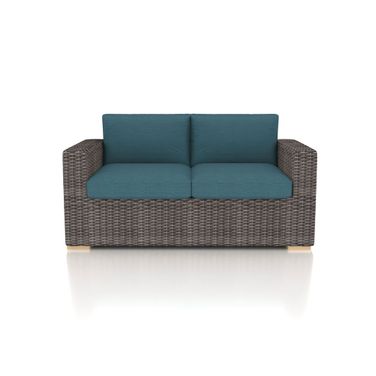 Dune Loveseat In Cast Lagoon and Driftwood