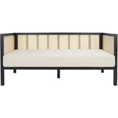 Dune Rattan 3 Seater Sofa in Black