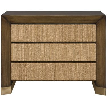 Dune 40 Inch Rectangular Lampakanay Nightstand In Brown