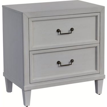 Dunescape 2 Drawer Nightstand In White